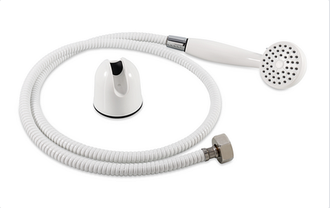 Pommeau de douche avec support à ventouse