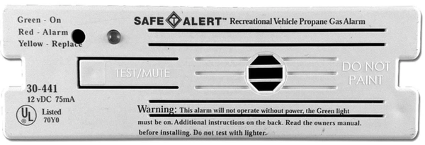 Détecteur de propane à montage mural