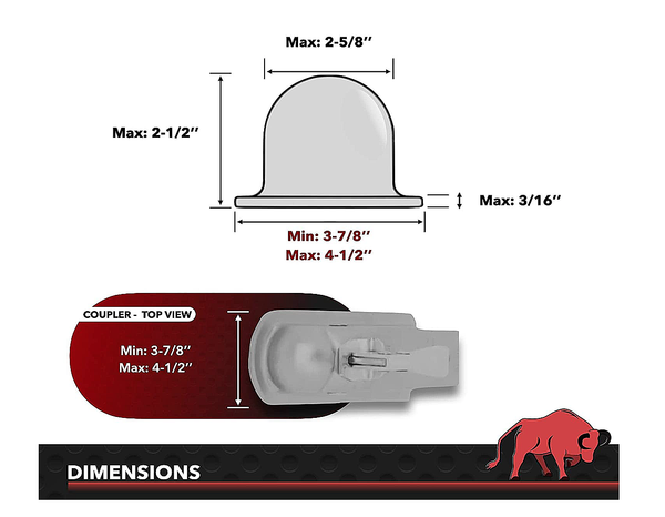 Verrou de remorque AMPLock® - Boule 2-5/16''