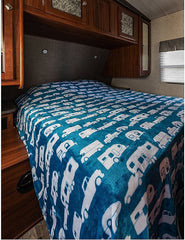 Plush Fleece Blanket - Queen Bed