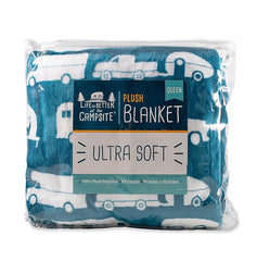 Plush Fleece Blanket - Queen Bed