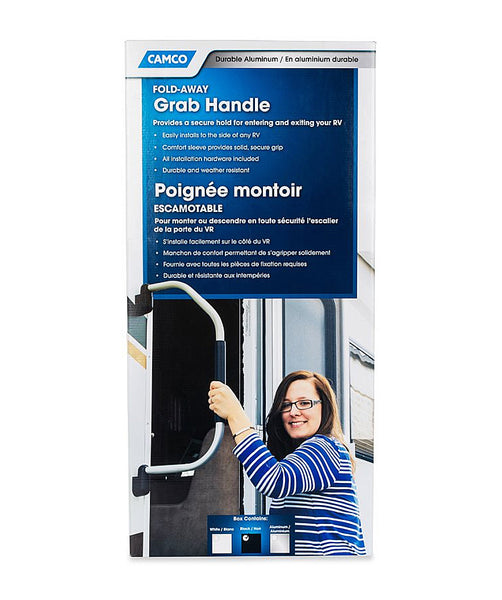Folding grab handle