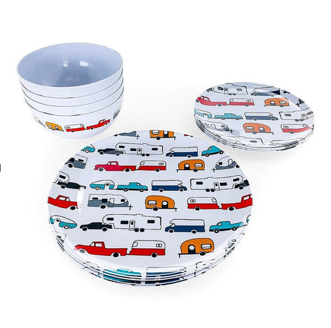 VR Patterned Dinnerware Set