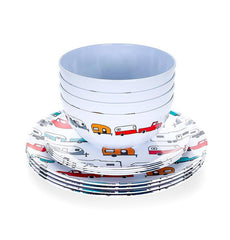 VR Patterned Dinnerware Set