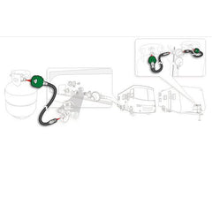 Boyau de raccordement 20" à 2 réservoirs-CampingMart (5901576077480)