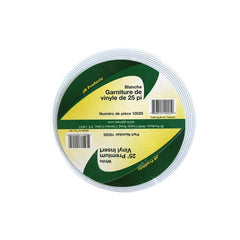 Moulure de vinyle 25' Blanc-CampingMart (5901541736616)