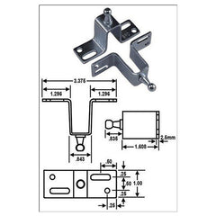 Support de fixation pour ressort à gaz-CampingMart (5901736149160)