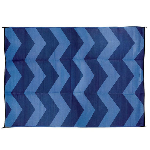 Tapis d'extérieur bleu 2 tons 9' x 12'-CampingMart (5901992165544)
