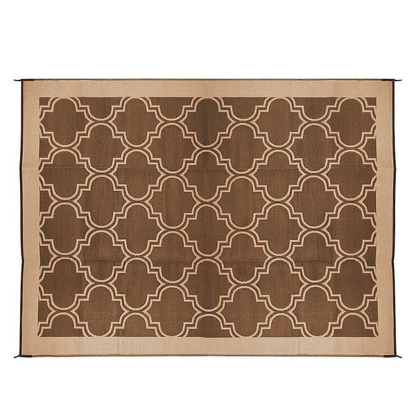 Tapis d'extérieur Brun 9' x 12'-CampingMart (5901991837864)