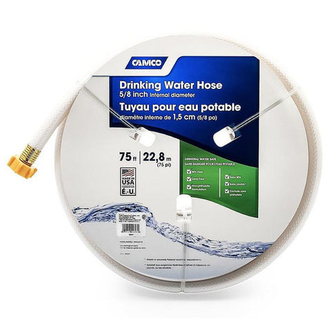 Tuyau 75' x 5/8" eau potable-CampingMart (5901952385192)